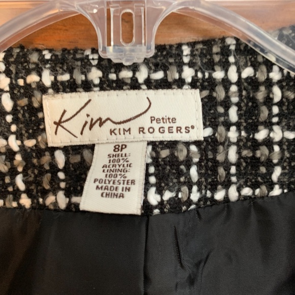Kim Rogers petite tweed cropped jacket . Never worn - Picture 2 of 5